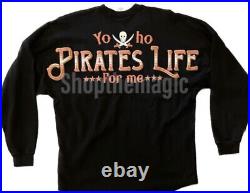Disney Parks Pirates Of The Caribbean A Pirates Life For Me Spirit Jersey LARGE