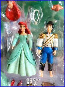 Disney Parks Polly Pocket Ariel Little Mermaid prince Eric wedding playset NEW
