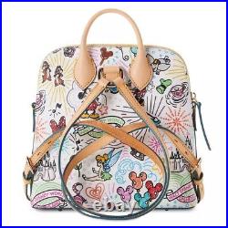 Disney Parks Sketch Dooney & Bourke Backpack NEW IN PLASTIC FREE SHIPPING