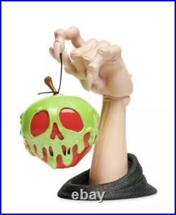 Disney Parks Snow White Old Hag Poison Apple Hand Figurine Statue New