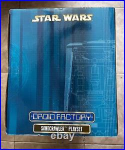 Disney Parks Star Wars Droid Factory Sandcrawler Playset Jawa Gonk Droid NEW