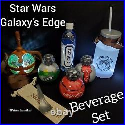 Disney Parks Star Wars Galaxys Edge Beverage Set Coke Detonators Spork Sippers