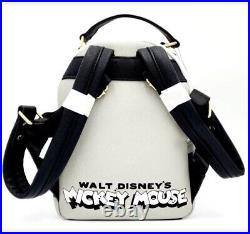 Disney Parks Steamboat Willie Loungefly Mini Backpack NWT