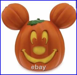 Disney Parks Store Mickey Mouse Light Up Pumpkin Jack-O-Lantern Blow Mold 2022