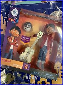 Disney Parks Store Pixar Coco Miguel Singing Doll Action Figure New