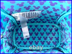 Disney Parks Teal Purple Sequin Loungefly Mini Backpack NWT Minnie Mouse Ear