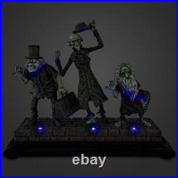 Disney Parks The Haunted Mansion Hitchhiking Ghosts Light Up Statue Figurine New