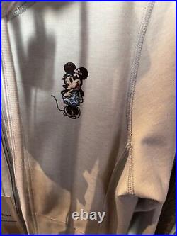 Disney Parks Tommy Bahama Minnie Mouse Zip Up Jacket L XL NWT
