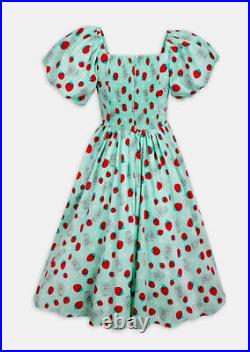 Disney Parks Toy Story 3 LOTSO Strawberries Dress Womens's Size MEDIUM New