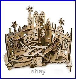 Disney Parks Ugears IT'S A SMALL WORLD Attraction Wooden Mechanical Model Puzzle