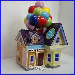 Disney Parks Up House Cookie Jar Figure 11 Ceramic Pixar Balloon Carl Store New