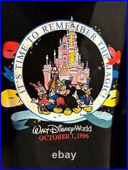 Disney Parks WDW 25th Anniversary Castle Cake Hooded Sweatshirt Small Hoodie NWT