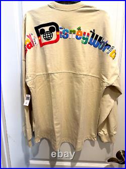 Disney Parks WDW Character Letters Spirit Jersey Mickey Donald Stitch L NWT 2024