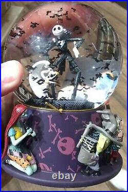 Disney Parks WDW Nightmare Before Christmas Jack & Friends Sculpted Snow Globe