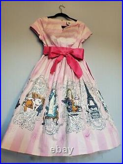 Disney Parks Women Dress Shop Aristocats Pink bow Marie cat dapper day Large