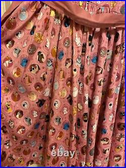 Disney Parks Women's Pink Disney Dogs Dress Sz L