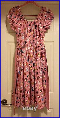 Disney Parks Women's Pink Disney Dogs Dress Sz L