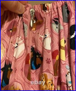 Disney Parks Women's Pink Disney Dogs Dress Sz L