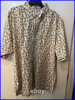 Disney Parks World 50th Anniversary Reyn Spooner Orange Bird Camp Shirt NWT2XL