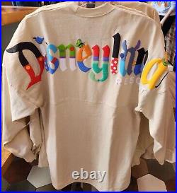 Disney Parks XS ADULT Disneyland Character Letters Spirit Jersey New 2024