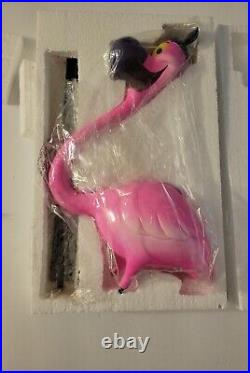 Disney Parks Yard Art Pink Flamingo with Mickey Mouse Ears New Open Box