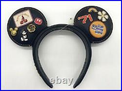 Disney Parks x COACH WDW 50th Anniversary Collection Ears Black Leather NWT 2022
