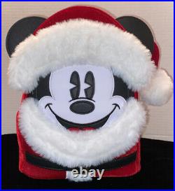 Disney Santa Mickey Mouse Mini Backpack by Loungefly