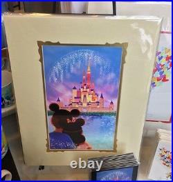 Disney WonderGround Our Happy Place Disney Castle Deluxe Print Nidhi Chanani New