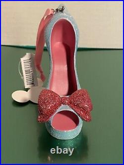 Disney World Parks Fairy Godmother Cinderella Shoe Ornament Runway Collection