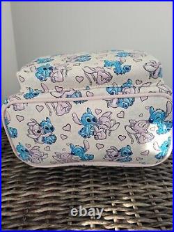 Disney parks Loungefly Stitch And Angel Valentine Mini Backpack