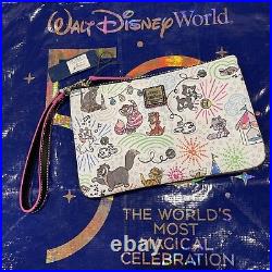 Dooney & Bourke Disney Parks Sketch Cats Wristlet Wallet New Release? 2021