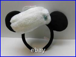 In Hand! Tokyo Disney parks exclusive Minnie ears headband white fluffy