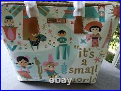 It's A Small World Dooney And Bourke Tote Bag Purse Disney Parks NEW