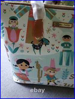 It's A Small World Dooney And Bourke Tote Bag Purse Disney Parks NEW