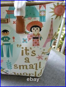 It's A Small World Dooney And Bourke Tote Bag Purse Disney Parks NEW