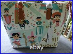 It's A Small World Dooney And Bourke Tote Bag Purse Disney Parks NEW