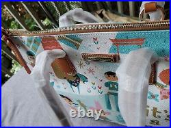 It's A Small World Dooney And Bourke Tote Bag Purse Disney Parks NEW