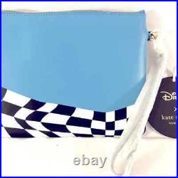 Kate Spade Disney Parks Alice in Wonderland Large Pouch Wristlet Wallet New