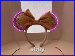 LED Theme Park Rose Gold Mouse Ears