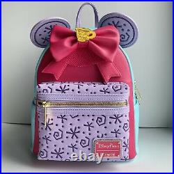 LOUNGEFLY Disney HKDL NWT Minnie Mouse Main Attraction Teacup Backpack