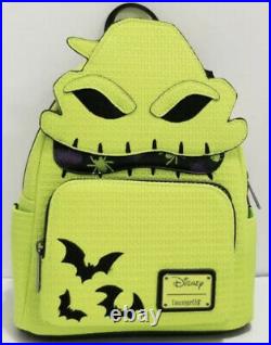 Loungefly Disney Parks Halloween Oogie Boogie Glow In The Dark Mini Backpack New