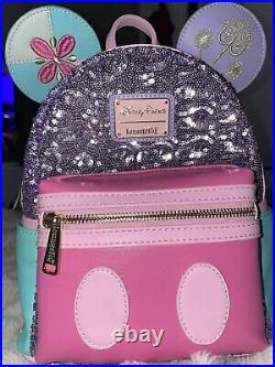 Loungefly Disney Parks Mickey Main Attraction Its A Small World Mini Backpack