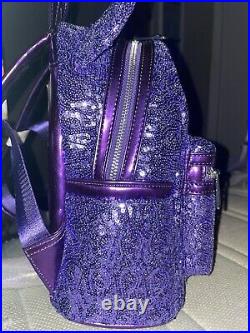 Loungefly Disney Parks Purple Potion Sequin Mini Backpack