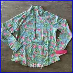 M NWT Lilly Pulitzer Disney Parks Skipper Popover Blue Ibiza Lilly Loves Disney