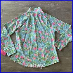 M NWT Lilly Pulitzer Disney Parks Skipper Popover Blue Ibiza Lilly Loves Disney