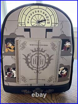 Mickey & Friends Hollywood Tower Hotel Disney Parks LOUNGEFLY Mini Backpack NWT