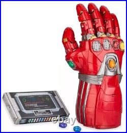 NEW Disney Parks Avengers Vault Iron Man Nano Infinity Gauntlet withStones