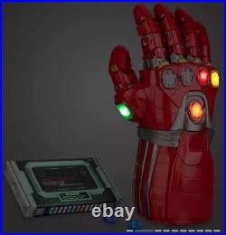 NEW Disney Parks Avengers Vault Iron Man Nano Infinity Gauntlet withStones