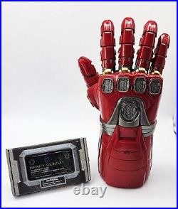 NEW Disney Parks Avengers Vault Iron Man Nano Infinity Gauntlet withStones