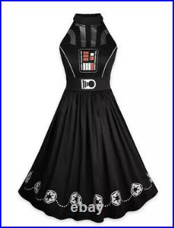 NEW Disney Parks Dress Shop Star Wars Darth Vader Women's Halter Dress Size XL